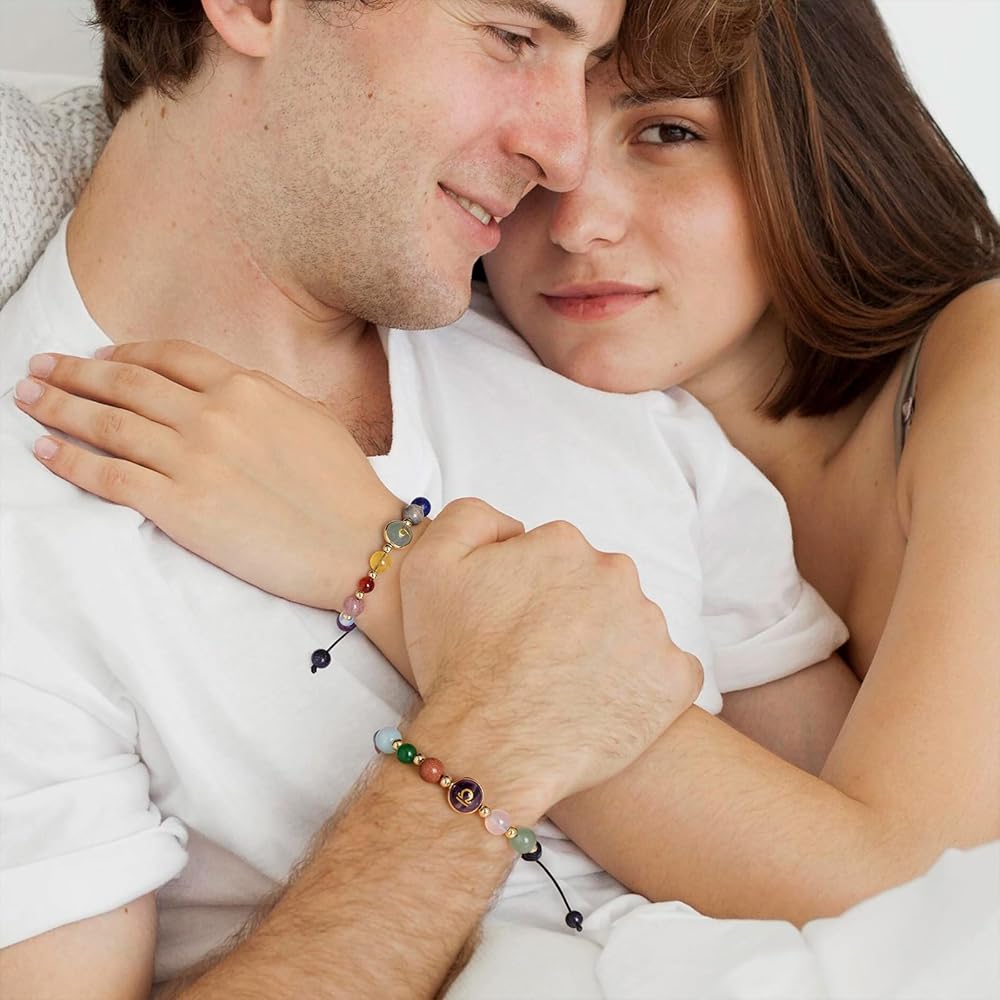 Capricorn Zodiac Bracelet for Women – Natural Stone Beaded | Stretchable Fit | Protection from Negative Energy & Evil Eye
